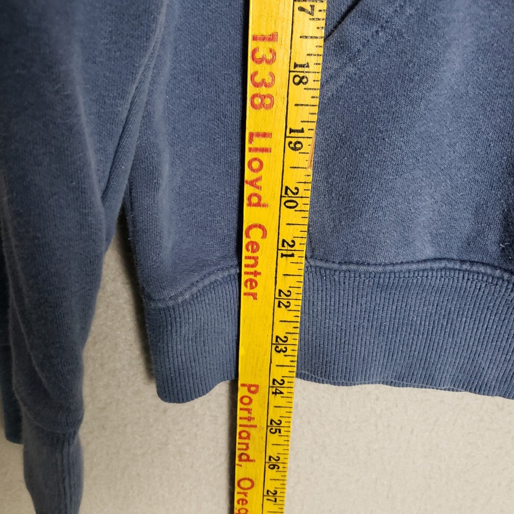 North Face Hoodie Sweatshirt Blue Logo Grid Graphic Athleisure Gorpcore Teen XL - Picture 6 of 12